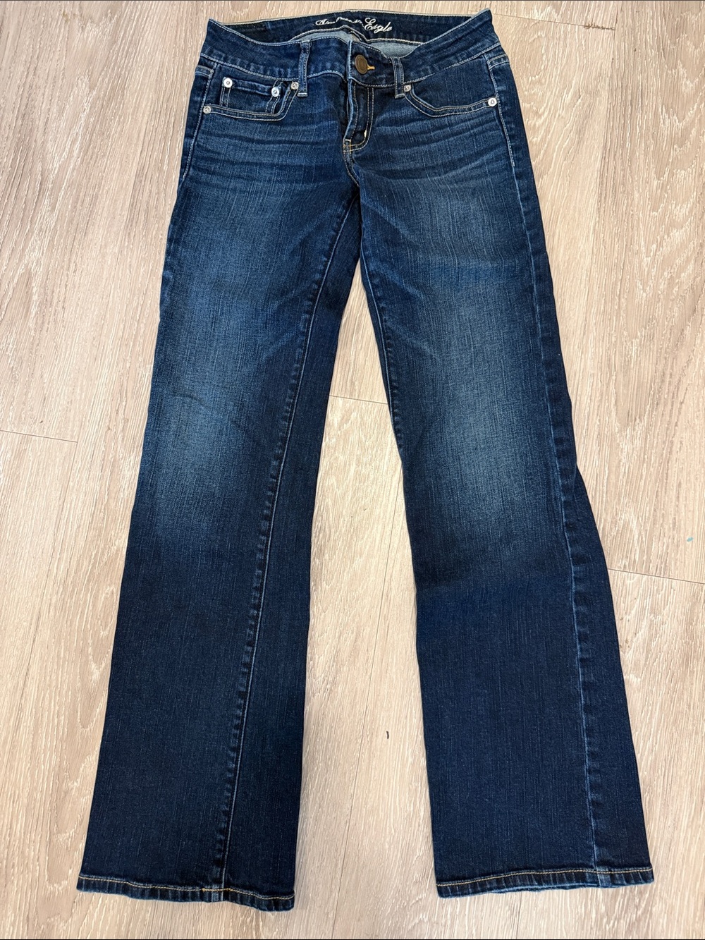 American Eagle Outfitters Dark Blue Flare Jeans